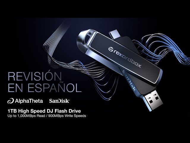 Vídeo relacionado con SanDisk DJ Unidad Flash 512GB (Pioneer DJ y AlphaTheta Compatible, Dos Conectores con USB-A y USB-C de Alto Rendimiento, hasta 1000 MB/s de Lectura, Tres Meses del Plan Creative de rekordbox)