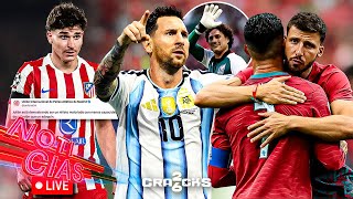 "¡Julián traidor!" | Portugal obligado a ganar | Messi histórico; ¿ahora Cabo Verde?