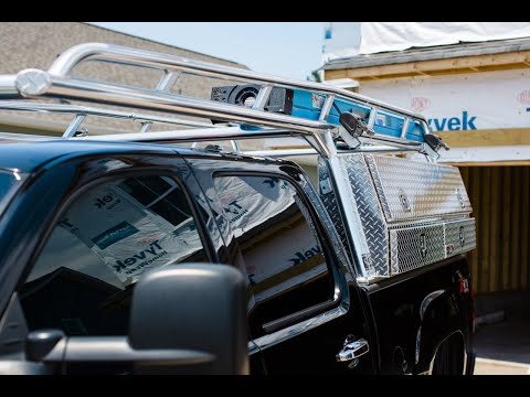 Ryder Rack Silver - Aluminum Ladder Rack For Pickup Trucks