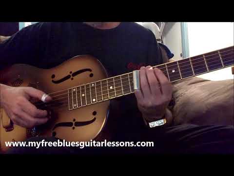 Two Open D Intro or Turnaround Slide Guitar Licks
