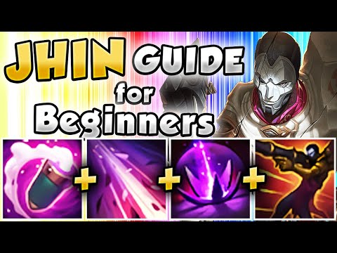 JHIN ADC GUIDE for Beginners | How to play JHIN ADC Season 10 | JHIN ADC Abilities, Runes, Build