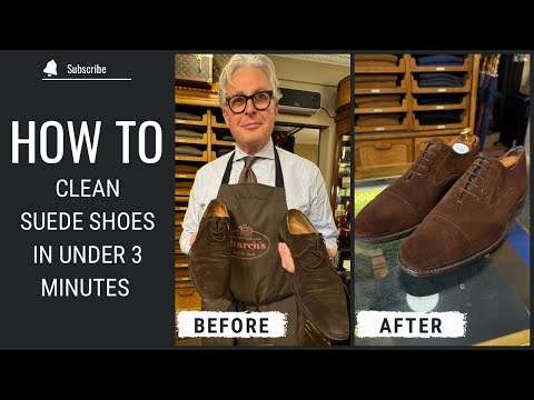 How to clean suede shoes in under 3 minutes