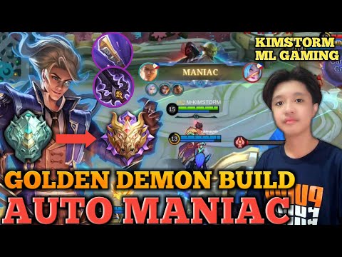 NATAN + GOLDEN DEMON BUILD = AUTO MANIAC!!! | ROAD TO MYTHIC | KIMSTORM ML GAMING | NATAN MLBB 2022