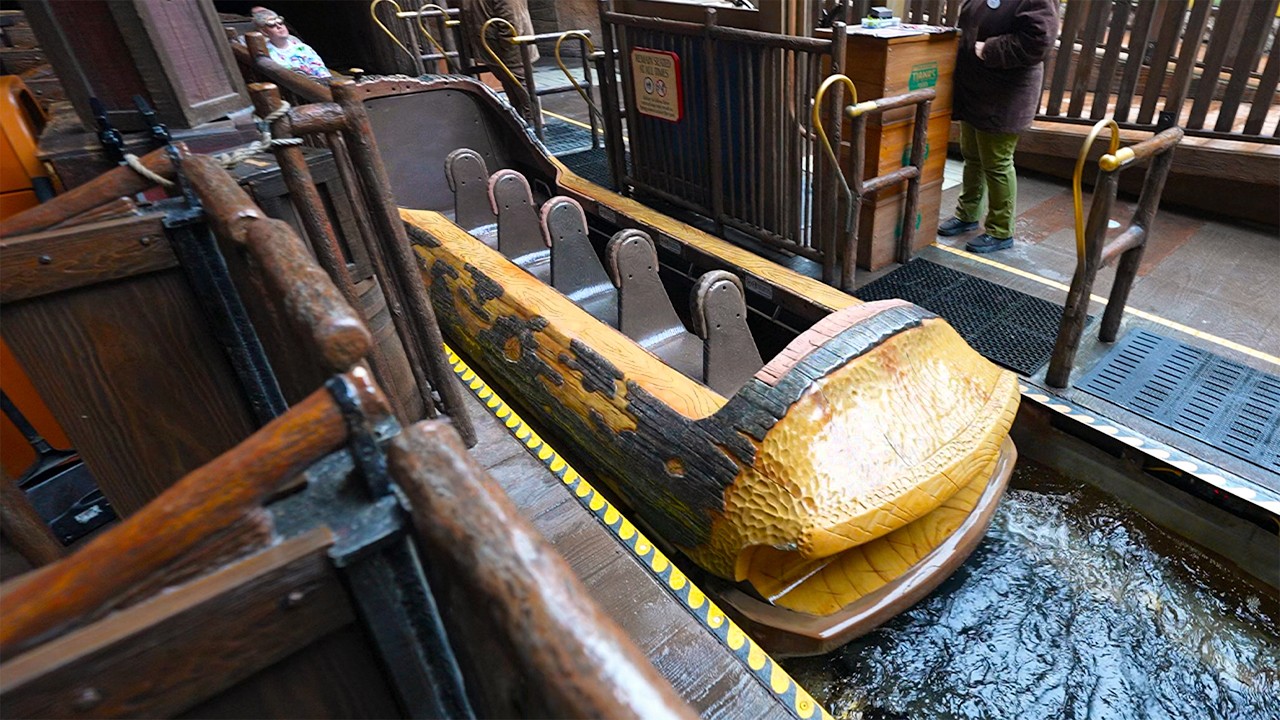 Tiana's Bayou Adventure at Disneyland 2026 - Princess & The Frog Log Flume Ride [4K POV]