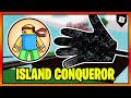 How to get the DOMINANCE GLOVE & ISLAND CONQUEROR BADGE in SLAP BATTLES 👏 || Roblox