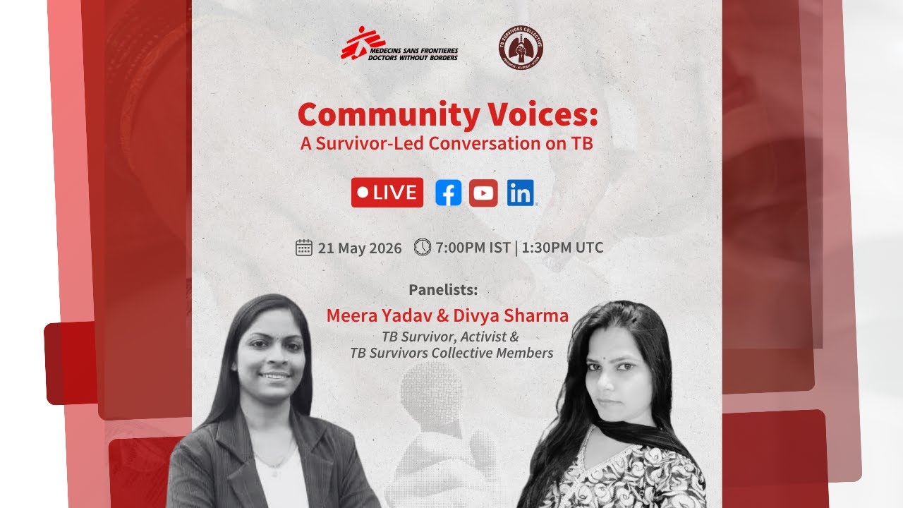 LIVE: Community Voices: A Survivor Led Conversation on Tuberculosis