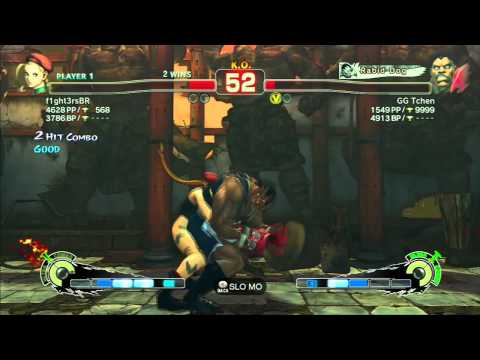 f1ght3rsBR(Cammy) VS GG Tchen(Balrog) SSF4 AE 2012 Luta2 Live