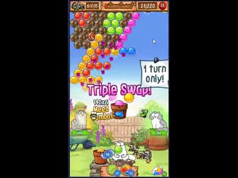 Simon's Cat Pop Time Level 296 - NO BOOSTERS 😺 | SKILLGAMING ✔️