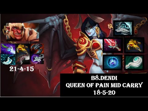 B8.Dendi [QOP] Team With PRO Troll Carry Full TEAM | 80% Kills Contributed By QOP & Troll
