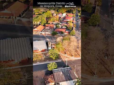 MESSIANOPÓLIS DISTRITO DE MOIPORÁ GOIÁS, PROJETO VISÃO AÉREA - PRAÇA CENTRAL.
