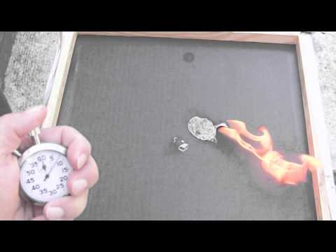 Fire & Burn Testing the BetterAircraftFabric: German Oratex6000, compared to Dope AN-2 Fabric