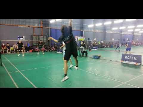 Badminton LSJ2 Men's Double Open Tournament - Eizlan Shah / Tan Jinn Hwa Vs Lee Yi Bo / Lau Yi Shen