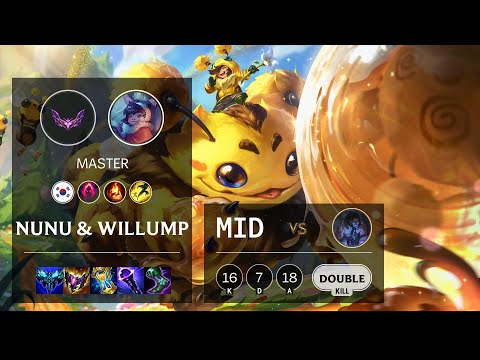 Nunu & Willump Mid vs Sylas - KR Master Patch 12.5