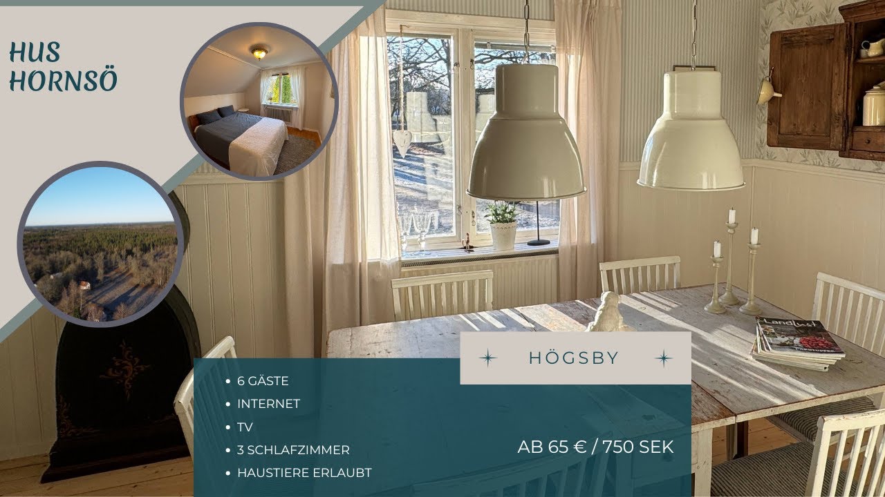 Hus Hornsö - Your perfect holiday home in Småland, Sweden!