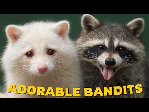 Adorable Bandits: The Hidden Superpowers of Raccoons🦝 #Wildlife #Nature