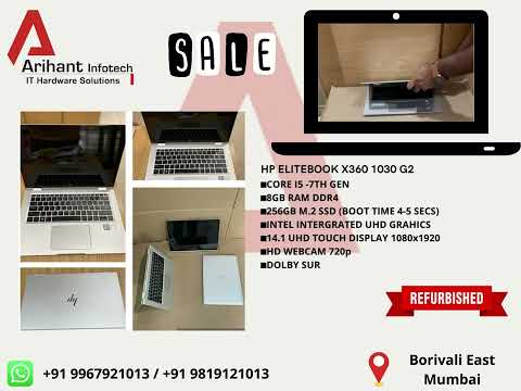 Hp Laptop Elitebook X360 1030 G2
