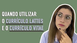 Diferença entre currículo Lattes e currículo Vitae - Prof. Fran - Descomplicando o Direito