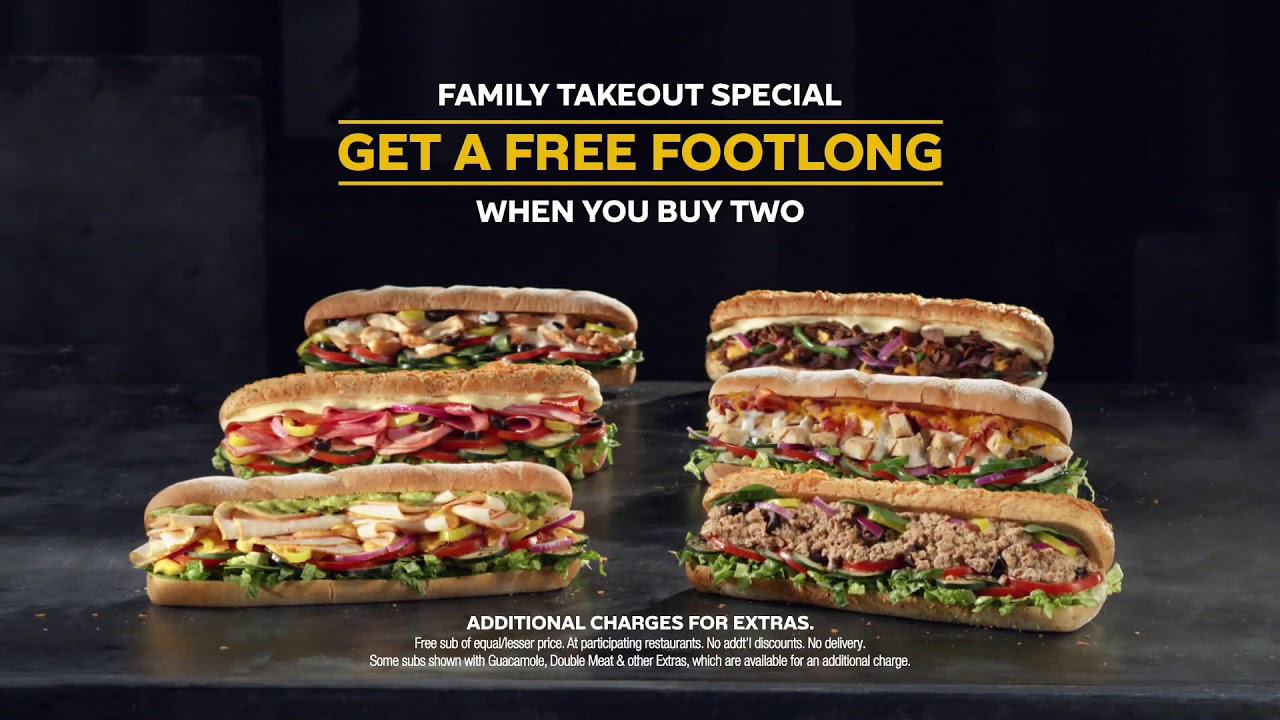 Subway Commercial Free Foot Long