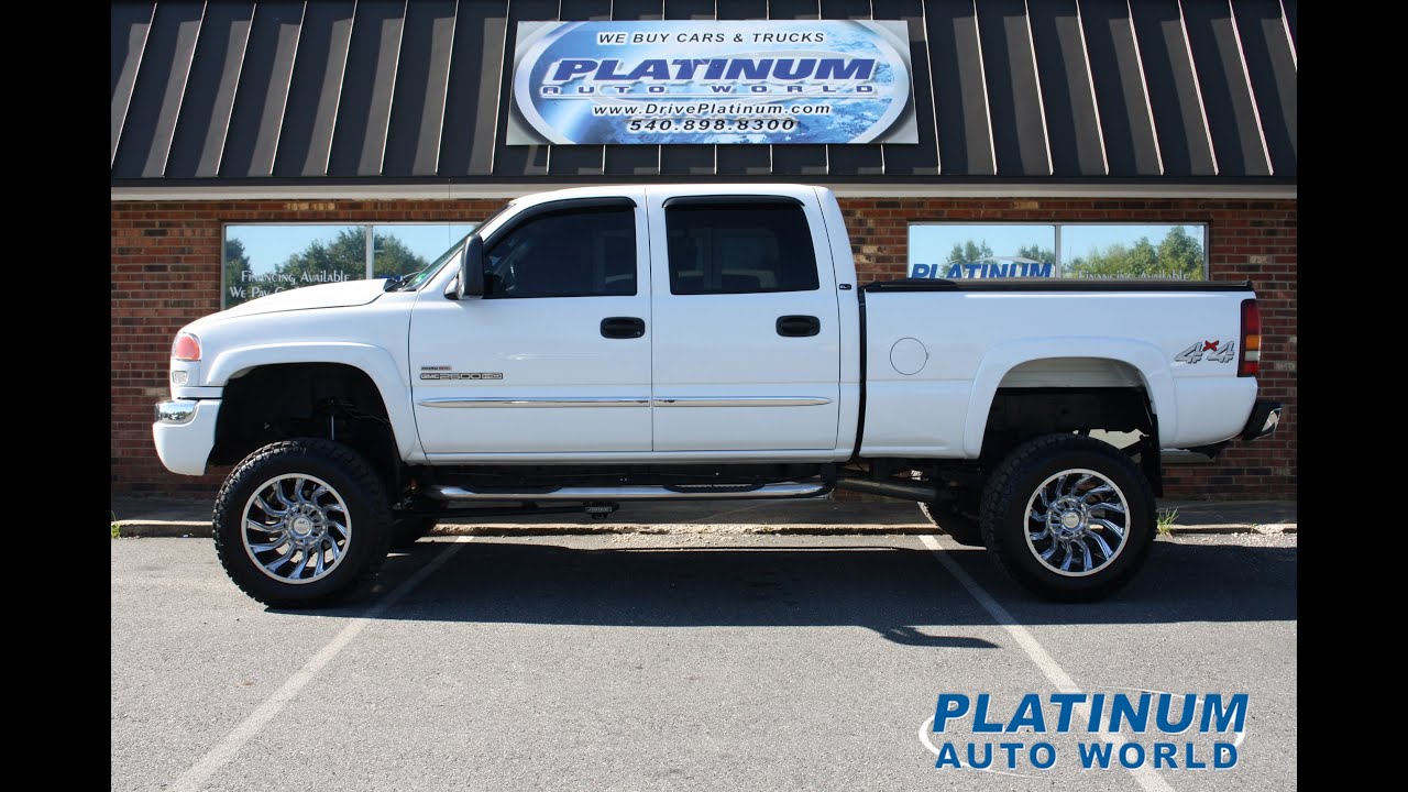 2003 GMC Sierra 2500HD SLE 4dr Crew Cab 4x4 DURAMAX ...