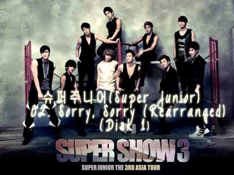 슈퍼주니어(Super Junior) - 02. Sorry, Sorry (Rearranged - Disk 1 / SS3 (Live)