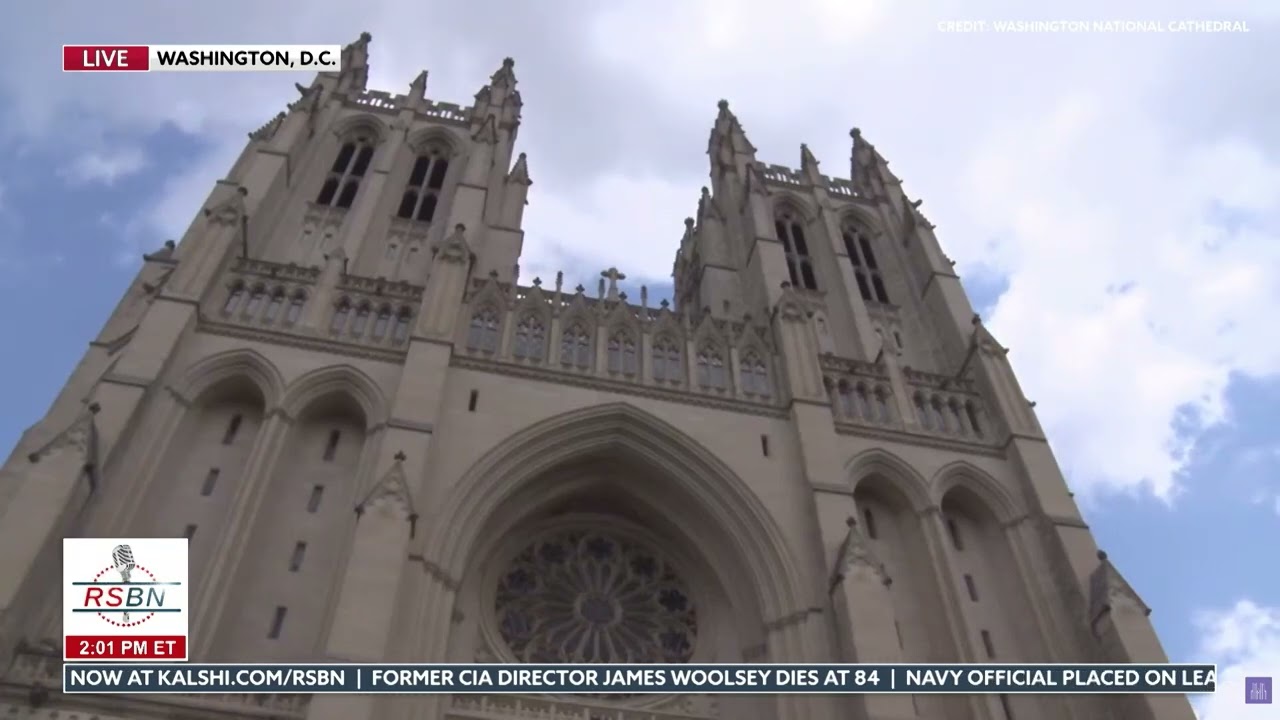 WATCH: Senator Graham's Casket Is Escorted into the Washington National Cathedral - 07/28/26