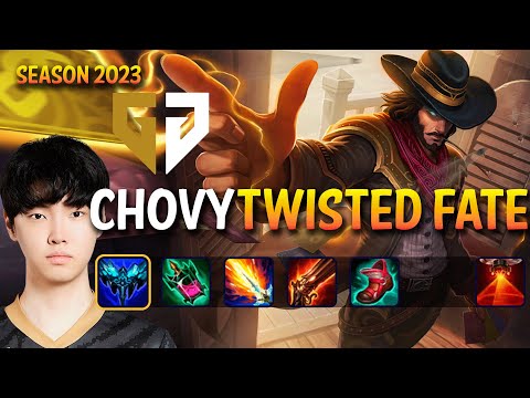 GEN Chovy TWISTED FATE vs ORIANNA Mid - Patch 13.24 KR Ranked