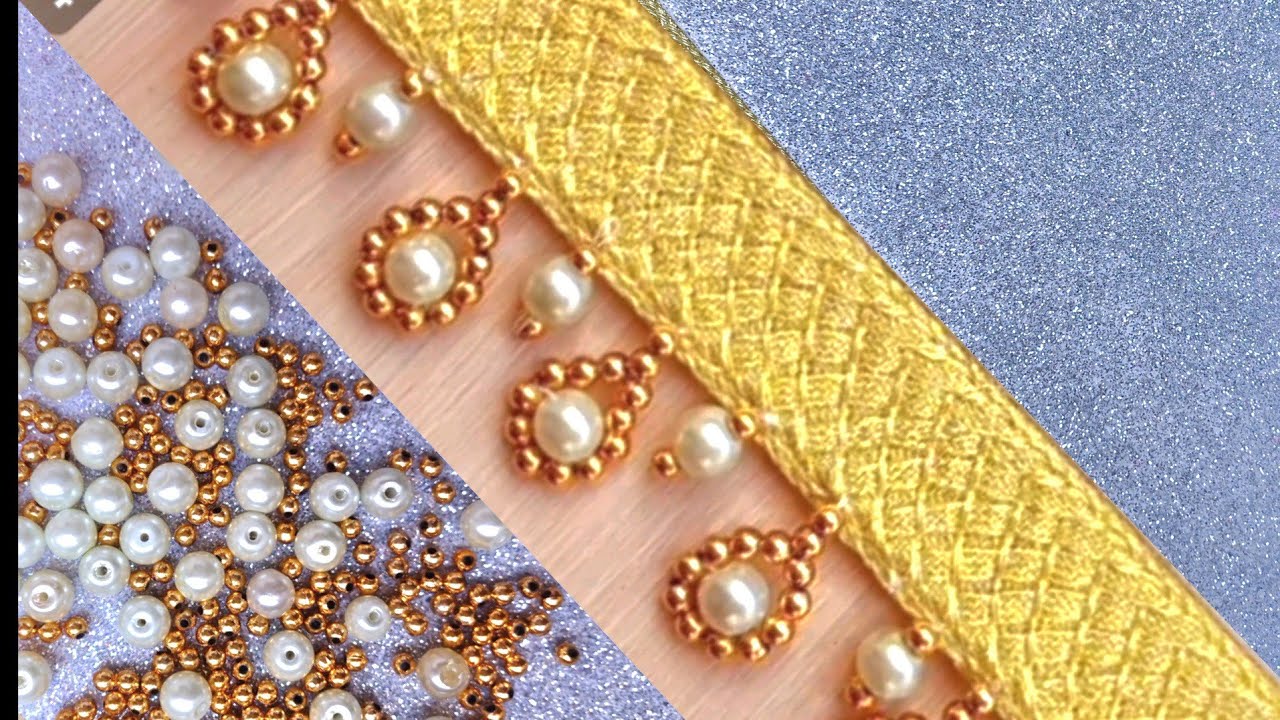 Formal clothes embroidery tutorial آموزش شرابه دوزی مجلسی