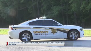 Traffic stop shootout leaves Charleston County deputy injured, suspect dead