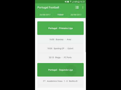 Primeira Liga Portugal Scores Video