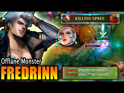 TANKY AND DEADLY!!🔥FREDRINN EASILY DESTROY SILVANNA? BUILD TOP 1 GLOBAL FREDRINN GAMEPLAY 2022