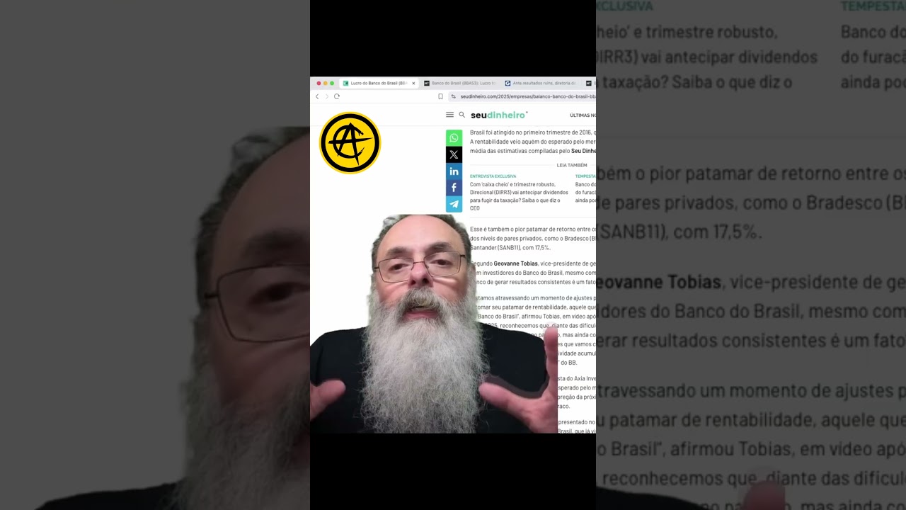 RESULTADO do BB DESABA e temos MAIS UMA ESTATAL QUEBRADA pelo LULA: PEDIRAM até AJUDA DIVINA