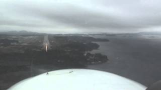 preview picture of video 'Bergen, Norway - ILS Approach and Landing Runway 17'
