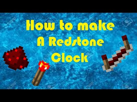 ILikeLeaves - How to make a redstone clock Minecraft Java 1.8.9