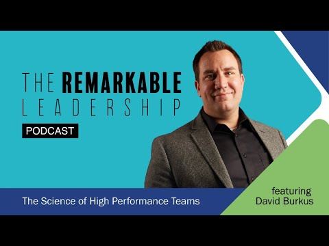 The Science of High Performance Teams with David Burkus