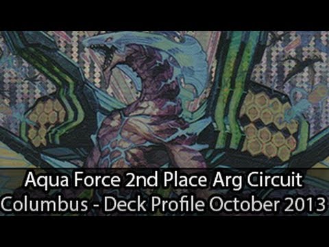 Aqua Force - 2nd Place ARG Circuit Columbus - Cardfight!! Vanguard Deck Profile October 2013