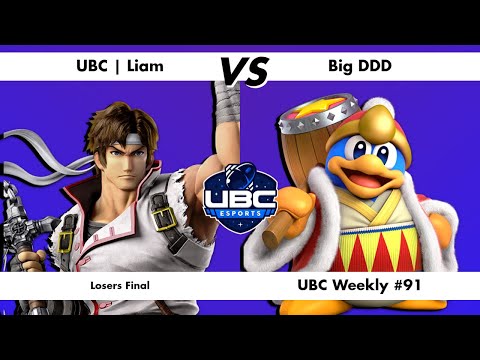 UBC Weekly #91 - Losers Final - UBC | Liam (Richter) Vs. Big D (King Dedede) - SSBU