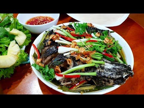 CÁ LÓC HẤP HÀNH - Cuốn Bánh Tráng Bún Rau Sống Tuyệt Ngon |Nhamtran FV