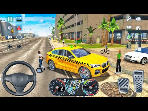 BMW X4 SUV Taxi Driving in Miami - Taxi Sim 2020 - Android Gameplay