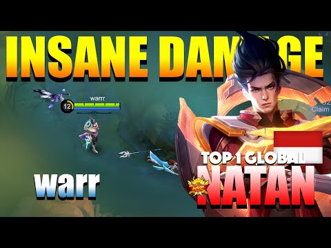 Natan Insane Damage! Powerful Marksman | Top 1 Global Natan Gameplay By warr | MLBB