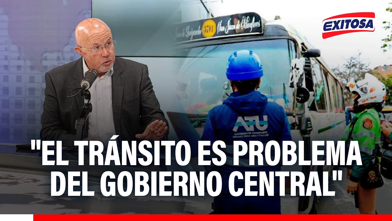 🔴🔵 Carlos Bruce: "El tránsito es problema del gobierno central"