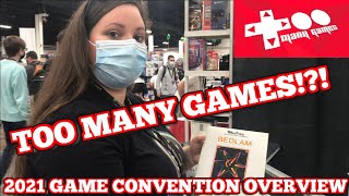 Too Many Games Video Game Convention (TMG 2021) Day 1 Convention Overview! My first time there!