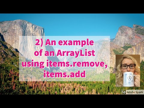 2 An Example Of A Java Arraylist Using Items Remove Items Add Java With Ali