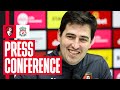 Press conference: Iraola on Jurgen Klopp's praise and Dominic Solanke's form ahead of Liverpool