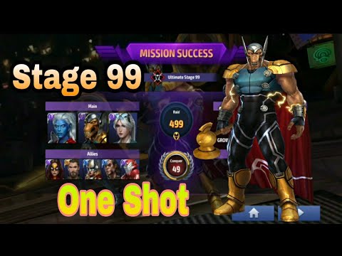 Beta Ray Bill clear WBU Ebony maw Stage 99 by One Shot - Marvel Future Fight