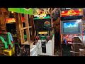 3 Jurassic Park Vintage Arcade Machines All Running At Once Must See