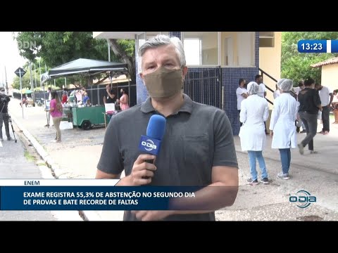 Enem registra 55,3% de abstenção no segundo dia de provas no Piauí 25 01 2021