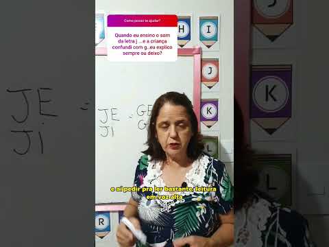 Saiba como explicar a diferença do JE x GE para o seu aluno.#aluno #alfabetização