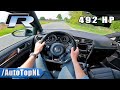 492HP VW GOLF R MK7 FAST POV Test Drive By AutoTopNL
