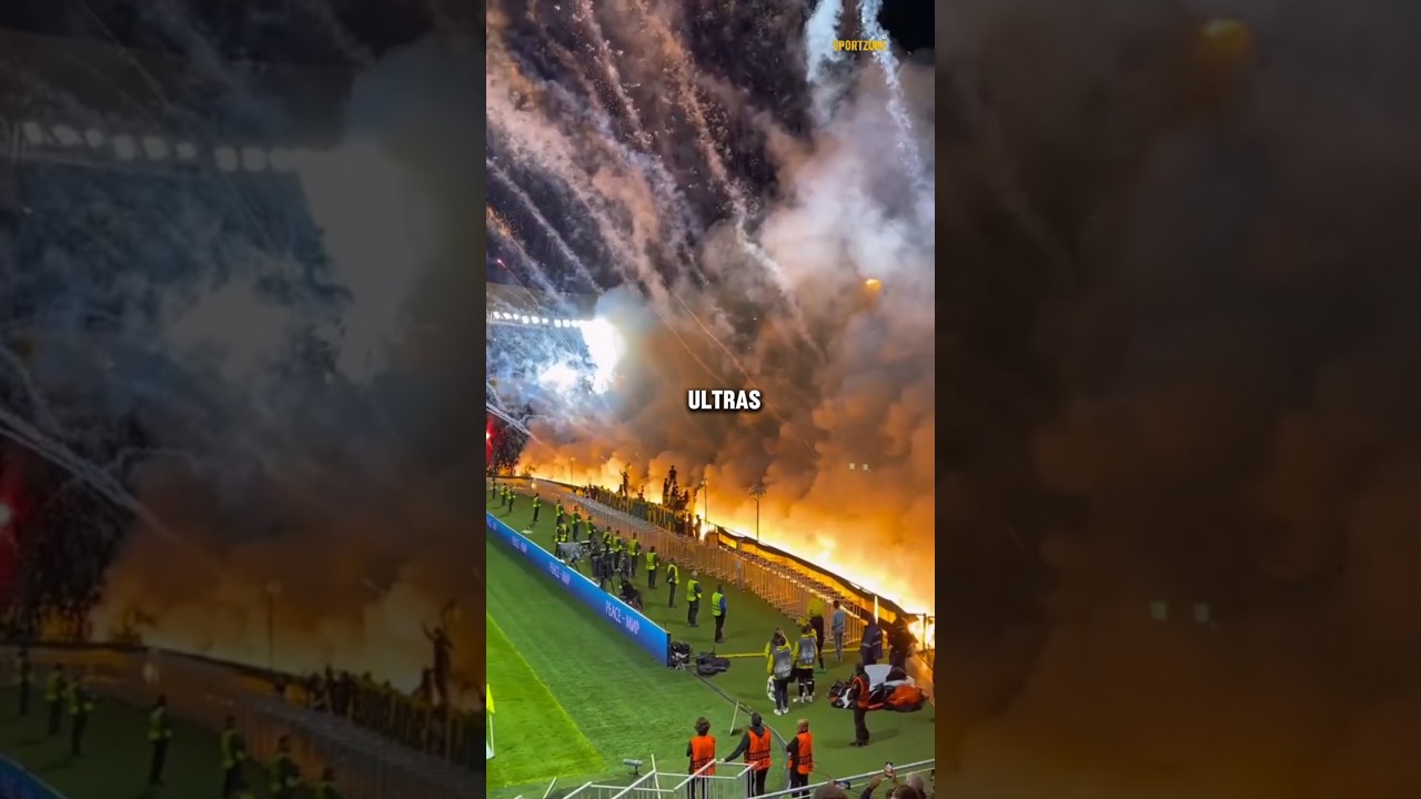 4 Scariest Ultras in Football 🔥 (Number 1 Is Insane) #football #soccer #shorts #j