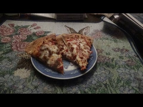 Mukbang Eating Three Medium Pizza's